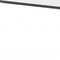 Homeroots 94 X 39 X 30 White Glass Stainless Steel Dining Table 370726 - alternate 5