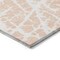 Homeroots 8' Runner Peach and Ivory Abstract Washable Non Skid Indoor Outdoor Runner Rug 559290 - alternate 7