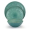 Elama Sea Foam Mozaic 16 Piece Luxurious Stoneware Dinnerware with Complete Setting for 4 EL-SEAFOAMMOZAIC - alternate 9