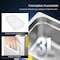 Vevor Ultrasonic Cleaner with Digital Timer & HeaterProfessional Ultra Sonic Jewelry Cleaner TH-20A - alternate 7