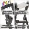 Wrightmaster 5.3 ft. Steel Step Ladder, 10 ft. Reach w/Tool Rack and Silent Rotating Shaft 300 lb. Capacity ZoroGJTL6H - alternate 6