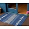 Homeroots 3' X 5' Navy Blue Ivory And Beige Southwestern Washable Indoor Outdoor Area Rug 613927 - alternate 1