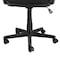 Elama High Back Adjustable Faux Leather and Mesh Office Chair in Black and Burgundy ELM-F-007 - alternate 5