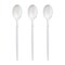 Smarty Had A Party Silver with White Handle Moderno Disposable Plastic Dinner Spoons (240 Spoons), 240PK 9320-SWS-CASE - alternate 6