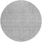 Homeroots 8' Gray Silver And Ivory Round Floral Washable Indoor Outdoor Area Rug 582346 - alternate 7