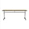 Correll Rectangle Econoline TFL Flip Top Table, 72 in W, 23 in to 31 in H, Particleboard Top, Medium Oak FTM2472TF-06 - alternate 8