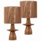 Jonathan Y Rickie 19" Bohemian Coastal Sculptural Resin w/Hand-Woven Paper Rope Drum Shade LED Table Lamp, , 2PK JYL5509A-SET2 - alternate 5