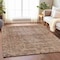Homeroots 5' X 8' Brown Oriental Washable Indoor Outdoor Area Rug 607525 - alternate 6