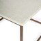 Homeroots 24" White and Copper Genuine Marble and Metal Square Coffee Table 389924 - alternate 7