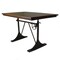 Homeroots 48" Brown And Black Solid Wood And Iron Trestle Base Dining Table 517764 - alternate 9