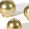 Homeroots Set of Three Gold Metal Decorative Lidded Canisters, 3PK 574102 - alternate 5