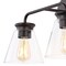 Jonathan Y Kondo 17" 2-Light Modern Farmhouse Iron LED Vanity, Oil Rubbed Bronze/Clear JYL9907A - alternate 8