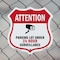 Signmission Video Surveillance Shield Sign Attention, 6 inch X 6 inch, Plastic Sign, 2PK SHI-P-2PACK-6-469 - alternate 6