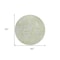 Homeroots 8' Artichoke Green And Fern Green Round Abstract Washable Indoor Outdoor Area Rug 588464 - alternate 6