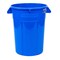 Magnum Tool 32 Gallon Trash Can, High-Vis Blue, Construction Grade, Heavy Duty Plastic CMTC-C000-32B01 - alternate 1