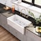 Kingston Brass 33" Fireclay Single Bowl Farmhouse Kitchen Sink with Bottom Grid and Strainer, Glossy White KGPF331810YHC - alternate 2