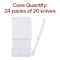Smarty Had A Party White Baroque Disposable Plastic Dinner Knives, 480PK 8320-WH-CASE - alternate 6