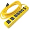 Yellow Jacket 6-Outlet 1440J Hi-Vis Yellow Surge Protector Strip with 15 Ft. Cord 5138N - alternate 1