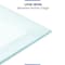 Fab Glass And Mirror 20in Square Ultra Clear Glass Table Top, Beveled Edge, Low Iron Extra Clear Tempered Glass 1 LI-20SQ12THBE - alternate 8