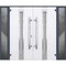 Vdomdoors Steel Double Doors Deux 1717 Gray Graphite 2 Sidelight Exterior Windows Stainless Inserts Single Mo DEUX1717DEXD-GRE-RH-W14+72+14 x H80 - alternate 5