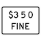 Sign Solutions Usa Traffic Sign, 48 in Width, Aluminum Sign, Horizontal Rectangle DUS10DWT4836R2-6bP35 - alternate 1