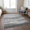 Homeroots 3' X 5' Gray And Charcoal Abstract Washable Indoor Outdoor Area Rug 604977 - alternate 5