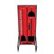 5S Supplies 5S Housekeeping Shadow Board Broom Station Version 14 - Red Board / Black Shadows  With Broom HSB-V14-RED-KIT - alternate 1