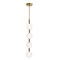 Afx Baroque - LED Pendant - 42in - Light Antique Brass BRQP42LAJUDLB - alternate 1