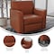 Flash Furniture HERCULES Diplomat Cognac LeatherSoft Chair with Clean Line-Stitched Frame and Chrome Legs BT-827-1-CG-CHR-GG - alternate 9