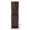 Homeroots 48" Dark Brown Wood Three Tier Bookcase 389559 - alternate 7