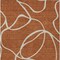 Homeroots 9' X 12' Copper And Ivory Abstract Washable Indoor Outdoor Area Rug 597509 - alternate 9