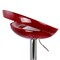 Elama 2 Piece Retro Adjustable Bar Stool in Cherry with Chrome Base ELM-806-CHERRY - alternate 8