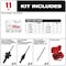 Milwaukee Tool 11 pc.. HOLE DOZER Automotive Bi-Metal Hole Saw Kit 49-22-4084 - alternate 11