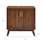 Homeroots 32in Brown Wood Accent Cabinet 691678 - alternate 4