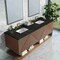 James Martin Vanities Marcello 72" Double Vanity, Chestnut, w/ 3 CM Phantome Eclos Top D200-V72-CSN-3PHT - alternate 5
