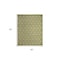Homeroots 5' X 7' Green And Ivory Geometric Indoor Outdoor Area Rug 572645 - alternate 8