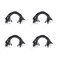 Mytee Products 21in Natural Rubber Tarp Bungee Straps Crimped Hooks -4 Boxes 200 Pcs, 4PK RS-21C-Nx4 - alternate 1