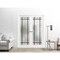 Sartodoors Sliding Double Pocket Door Frosted Tempered Glass Planum 2112 White 84x84 (2* 42x84) Solid Core PLANUM2112DP-WS-84 x 84 (2* 42x84) - alternate 4