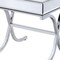 Homeroots 22" Silver And Clear Glass Square Mirrored End Table 286043 - alternate 7