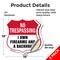Signmission No Trespassing Shield Sign I Own Firearm, 18 inch X 18 inch, Vinyl Decal, 2PK SHI-D-2PACK-18-422 - alternate 5