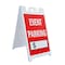 Signmission Event Parking With Price, A-Frame & 2 Decals Installed, Heavy-Duty Plastic Frame SBHD-D-2436-Event Parking With Price - alternate 1