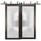 Sartodoors Sliding Closet Frosted Glass Barn Bypass Doors with Hardware Planum 2102 48x84 (2* 24x84) Solid Cor PLANUM2102BBB-CA-4884 - alternate 6