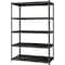 Iron Horse 3200 Riveted Steel Shelving 5-Shelf Unit, 24D x 48W x 72H, GunGray/Black 20998 - alternate 1