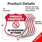 Signmission Private Property Shield Sign No Trespass, 4 inch X 4 inch, Vinyl Decal, 5PK SHI-D-5PACK-4-447 - alternate 4