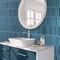 Apollo Tile Festa 1.7 in. x 9.6 in. Matte Blue Ceramic Picket Wall and Floor Tile 2.37 sq. ft./case, 23PK APLPCD88NVMA - alternate 6