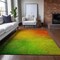 Homeroots 3' X 5' Terra Cotta Gold And Green Ombre Washable Indoor Outdoor Area Rug 577277 - alternate 6
