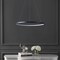 Jonathan Y Brice 23.75" Modern Contemporary Metal Round Dimmable Integrated LED Pendant, Navy JYL7203F - alternate 11