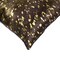 Homeroots Set of Two 12" X 20" Chocolate and Gold Abstract Cowhide Lumbar Throw Pillows with Glitter, 2PK 544642 - alternate 4