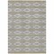 Homeroots 5' X 8' Gray Ivory And Brown Geometric Washable Indoor Outdoor Area Rug 599629 - alternate 8