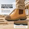 Handpoint 822 Mens 6 in Composite Toe Work Boots-Nubuck Leather Slip-On Safety Boots, 9 TAN822EE-9 - alternate 8